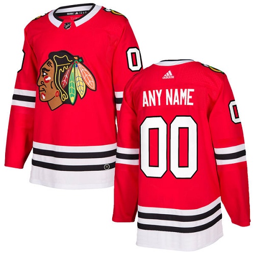 Mænd NHL Chicago Blackhawks Trøje Adidas Hjemme Rød Authentic – billige NHL trøjer,dansk ishockey trøje,Tilpasset ishockey trøje