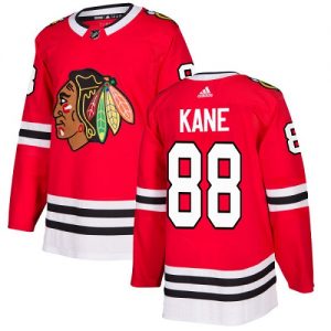 Mænd NHL Chicago Blackhawks Trøje 88 Patrick Kane Authentic Rød Adidas Hjemme
