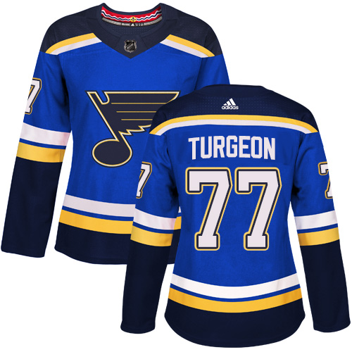Dame NHL St. Louis Blues Pierre Turgeon Kongeblå Hjemme – billige NHL trøjer,dansk ishockey trøje,Tilpasset ishockey trøje