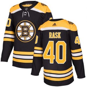 Mænd NHL Boston Bruins Trøje Tuukka Rask 40 Authentic Sort Adidas Hjemme