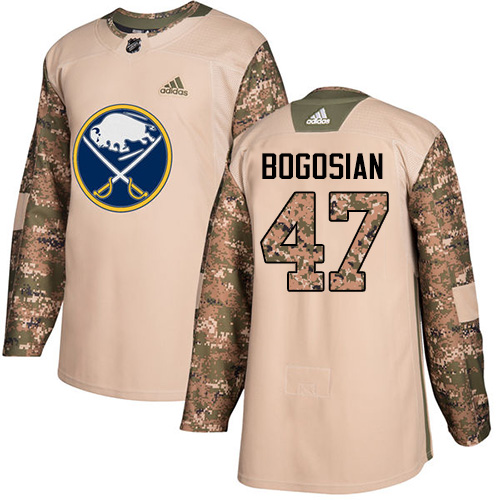 Mænd NHL Buffalo Trøje Zach Bogosian 47 Authentic Camo Adidas Veterans Day Practice – billige NHL trøjer,dansk trøje,Tilpasset ishockey trøje